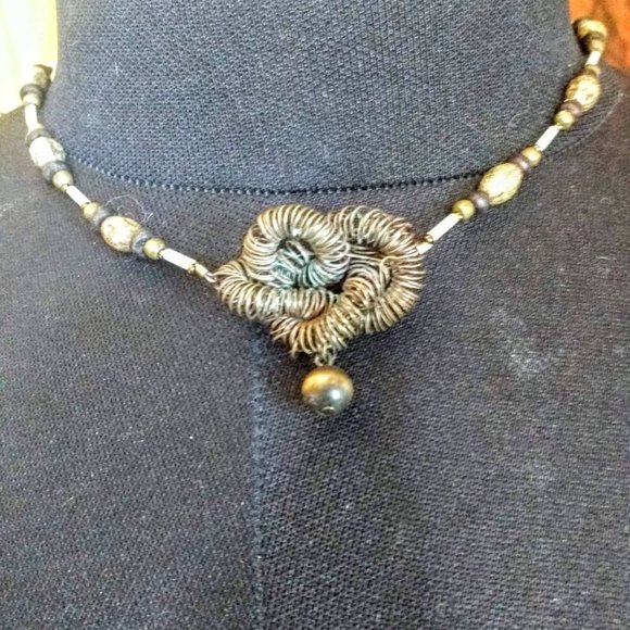 One of a kind artisan necklace - Picture 2 of 4
